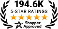 5 Star Excellence award from Shopper Approved for collecting at least 100 5 star reviews